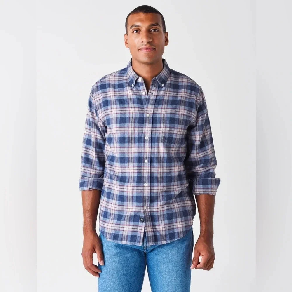 Rails Felix Men’s Button Down Casual Plaid Lightweight Cotton Flannel Shirt‎